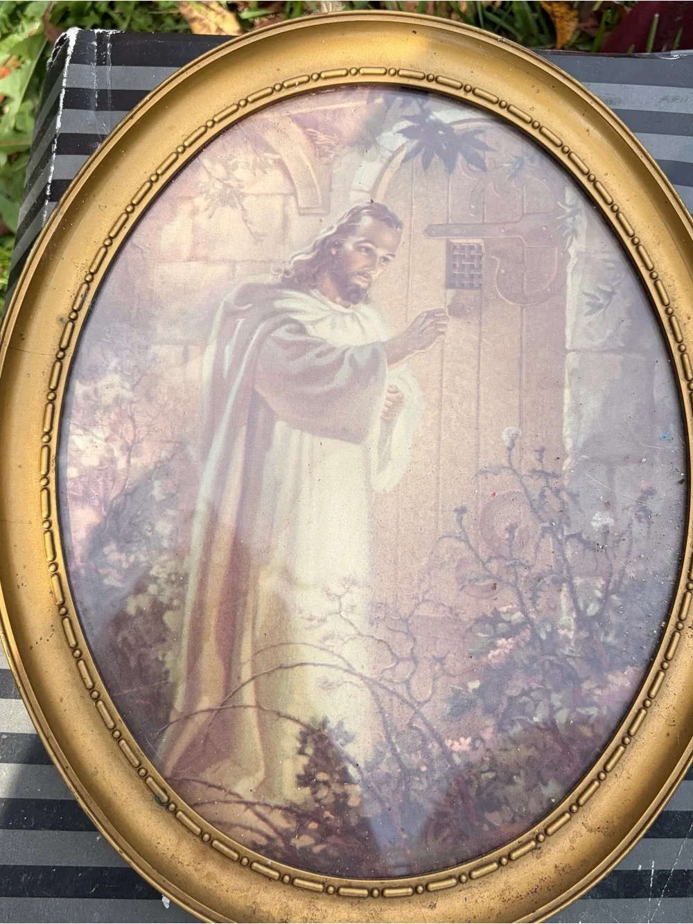 Gold Oval Religious Wall Art - Unbranded